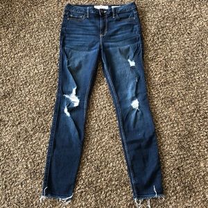 Distressed Hollister skinny jeans